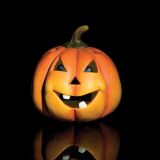 DEKOR.ZA NOČ ČAROVNIC GLOSSTYLE BUČA KERAMIČNA MGO 29 CM PREMERA