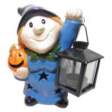 DEKOR.ZA NOČ ČAROVNIC GLOSSTYLE ČAROVNICA 13X12X15.5 CM KERAMIČNA ZA ČAJNO SVEČKO