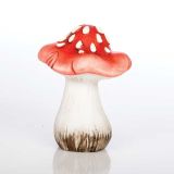 DEKOR.ZA NOČ ČAROVNIC GLOSSTYLE GOBA KERAMIČNA 15 CM