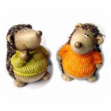 DEKOR.ZA NOČ ČAROVNIC GLOSSTYLE JEŽ KERAMIČNI SORTIRAN 17.5X13.5X20 CM