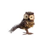 JESENSKA FIGURA GLOSSTYLE SOVA 21 CM RJAVA