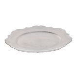 DEKORACIJA BIZZOTTO SREBRN KROŽNIK MERLETTO