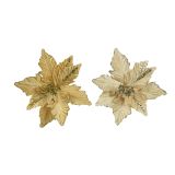 DEKORACIJA DECORIS BOŽIČNA ZVEZDA 24 CM ZLATA, SORTIRANO