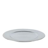 DEKORACIJA DECORIS KROŽNIK FI 33 CM, SREBRN PVC
