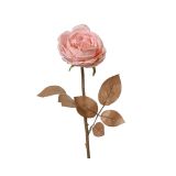 DEKORACIJA DECORIS ROŽA 57 CM ROZA BARVE