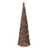 DEKORACIJA DECORIS STOŽEC 16X60 CM, JUTA LED 30 L