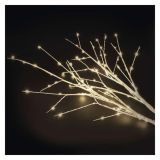 DEKORACIJA EMOS LED BREZOVE VEJE 2X60 CM TOPLO BELA, ČASOVNIK