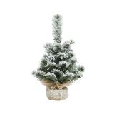 DEKORACIJA EVERLANDS SMEREKA 35 CM ZASNEŽENA
