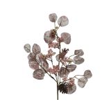 DEKORACIJA EVERLANDS VEJA Z LISTKI ROZA 55 CM