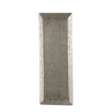 DEKORACIJA HOUSE OF SEASONS KROŽNIK 50X18.5 CM SREBRN MAT