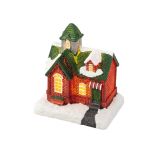 DEKORACIJA LUMINEO LED HIŠKA 10 CM TOPLO BELA