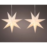 DEKORACIJA LUMINEO ZVEZDA 40 CM BELA