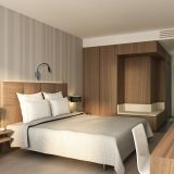 DEKORAT. STENSKA SVETILKA MILAGRO BASE 8W+2W ČRNA ML6354 NOČNA