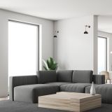 DEKORAT. STENSKA SVETILKA MILAGRO ERIK ČRNA/LES 1XE27 MLP7224