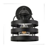 DEKORAT. STENSKA SVETILKA MILAGRO LARS BLACK 1XE27 MLP797