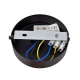 DEKORAT. STENSKA SVETILKA MILAGRO LARS BLACK 1XE27 MLP797