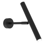 DEKORAT. STENSKA SVETILKA MILAGRO MONZA ČRNA 1XG9 MLP8837