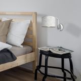 DEKORAT. STENSKA SVETILKA MILAGRO SENSO BELA 1XE27 MLP7301