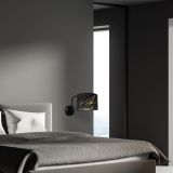 DEKORAT. STENSKA SVETILKA MILAGRO SENSO ČRNA 1XE27 MLP7290