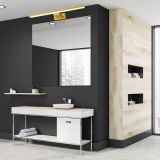 DEKORAT. STENSKA SVETILKA MILAGRO SHINE ZLATA 80CM 15W LED ML6338