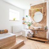 DEKORAT. STENSKA SVETILKA MILAGRO SHINE ZLATA 80CM 15W LED ML6338