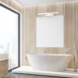 DEKORAT. STENSKA SVETILKA MILAGRO SPLASH BELA 40CM 8W LED ML5617