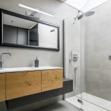 DEKORAT. STENSKA SVETILKA MILAGRO SPLASH KROM 40CM 8W LED ML5613