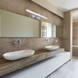 DEKORAT. STENSKA SVETILKA MILAGRO SPLASH KROM 40CM 8W LED ML5613