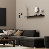 DEKORAT. STENSKA SVETILKA MILAGRO WEST ČRNA 1XGU10 MLP5508