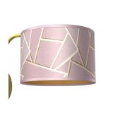 DEKORAT. STENSKA SVETILKA MILAGRO ZIGGY ROZA 1XE27 MLP7583