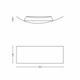 STENSKA SVETILKA ARROW 1X80W R7S
