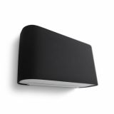 DEKORAT. STENSKA SVETILKA PHILIPS VELOUR 1X23W E27 33200/30/16 ČRNA