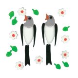 DEKORATIVNA NALEPKA STEUBER MAGIC GEL PTICE SREDNJI