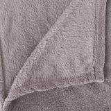 DEKORATIVNA ODEJA ATMOSPHERE 180X130 CM, SIVA, MIKROPLUSH