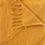 DEKORATIVNA ODEJA ATMOSPHERE INCA 180X130CM BOMBAŽNO OKER