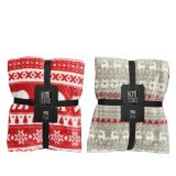 DEKORATIVNA ODEJA DECORIS 130X170 CM, FLIS, ZIMSKE ŽIVALI, SORT.