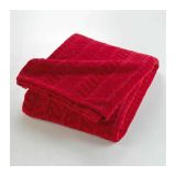 DEKORATIVNA ODEJA DOUCEUR D'INTÉRIEUR FLANELA 180X220 ARYA KARMIN RDEČA