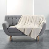 DEKORATIVNA ODEJA DOUCEUR D'INTÉRIEUR FLANELA 180X220 FLANOU NATUR