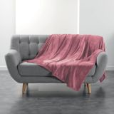 DEKORATIVNA ODEJA DOUCEUR D'INTÉRIEUR FLANELA 180X220 FLANOU VIJOLIČNA