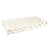 DEKORATIVNA ODEJA HOME DECO SHERPA 120X150 CM, BELA