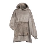 DEKORATIVNA ODEJA SVILANIT HOODIE ODRASLI ELLA GRAY&NOGAVICE
