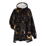 DEKORATIVNA ODEJA SVILANIT HOODIE ODRASLI GALAXY&NOGAVICE