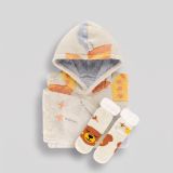 DEKORATIVNA ODEJA SVILANIT HOODIE OTROŠKI DREAMY BEARS NEON&NOGAVICE
