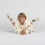 DEKORATIVNA ODEJA SVILANIT HOODIE OTROŠKI SAFARI NEON &NOGAVICE