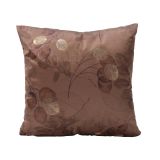 OKRASNI VZGLAVNIK DEKORATIVNA,ODTIS CEKINOV 45X45 CM, BORDO ALI RJAVA