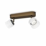 DEKORATIVNI LED REFLEKTOR PHILIPS FREMONT 2X4W LED 53332/06/16 BRON