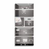 DEKORATIVNI LED REFLEKTOR PHILIPS GALILEO 1X3W LED 59081/31/16 BELA