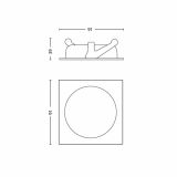 DEKORATIVNI LED REFLEKTOR PHILIPS GALILEO 3X3W LED 59080/31/16 BELA