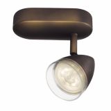 DEKORATIVNI LED REFLEKTOR PHILIPS MAPLE 1X3W LED 53210/06/16 BRONASTA