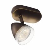 DEKORATIVNI LED REFLEKTOR PHILIPS MAPLE 1X3W LED 53210/06/16 BRONASTA